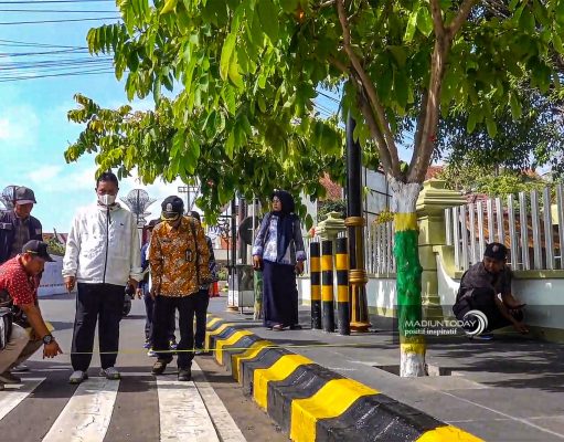 Trotoar Jalan Pahlawan Ditata Ulang, Langkah Pemkot Madiun Menuju Kawasan Wisata Kelas Dunia
