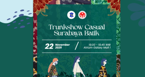 Trunkshow Batik Surabaya Siap Guncang Galaxy Mall, Leafcena Shantika Fashion dan Ratanza Mode Jadi Sorotan Utama