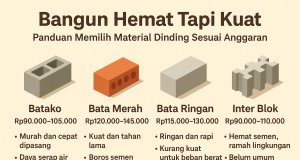 Bangun Hemat Tapi Kuat: Panduan Memilih Material Dinding Sesuai Anggaran Bangun Hemat Tapi Kuat: Panduan Memilih Material Dinding Sesuai Anggaran