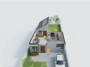Compact Trapezium House: Solusi Hunian Tropis Modern untuk Lahan Tidak Simetris Compact Trapezium House: Solusi Hunian Tropis Modern untuk Lahan Tidak Simetris