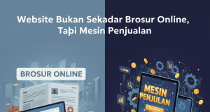 Website Bukan Sekadar Brosur Online, Tapi Mesin Penjualan Website Bukan Sekadar Brosur Online, Tapi Mesin Penjualan