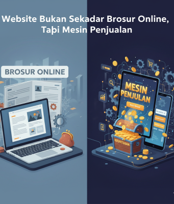 Website Bukan Sekadar Brosur Online, Tapi Mesin Penjualan Website Bukan Sekadar Brosur Online, Tapi Mesin Penjualan