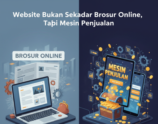 Website Bukan Sekadar Brosur Online, Tapi Mesin Penjualan Website Bukan Sekadar Brosur Online, Tapi Mesin Penjualan