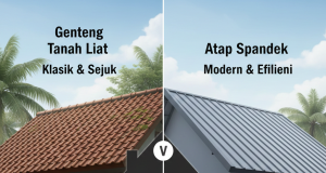 Genteng vs Spandek: Memilih Atap Rumah yang Tepat antara Kenyamanan dan Efisiensi