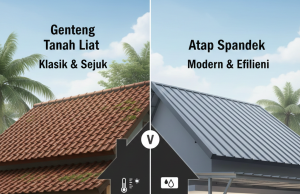 Genteng vs Spandek: Memilih Atap Rumah yang Tepat antara Kenyamanan dan Efisiensi