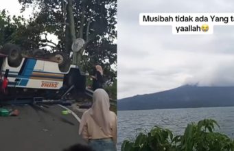 Viral Bus Pengantin Dilaporkan dalam Posisi Terbaik di Wilayah Danau Ranau Sumsel usai Hadapi Tanjakan dan Jalan Menikung