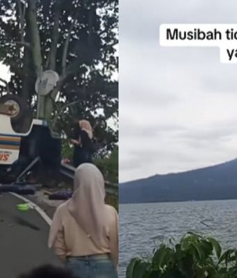 Viral Bus Pengantin Dilaporkan dalam Posisi Terbaik di Wilayah Danau Ranau Sumsel usai Hadapi Tanjakan dan Jalan Menikung